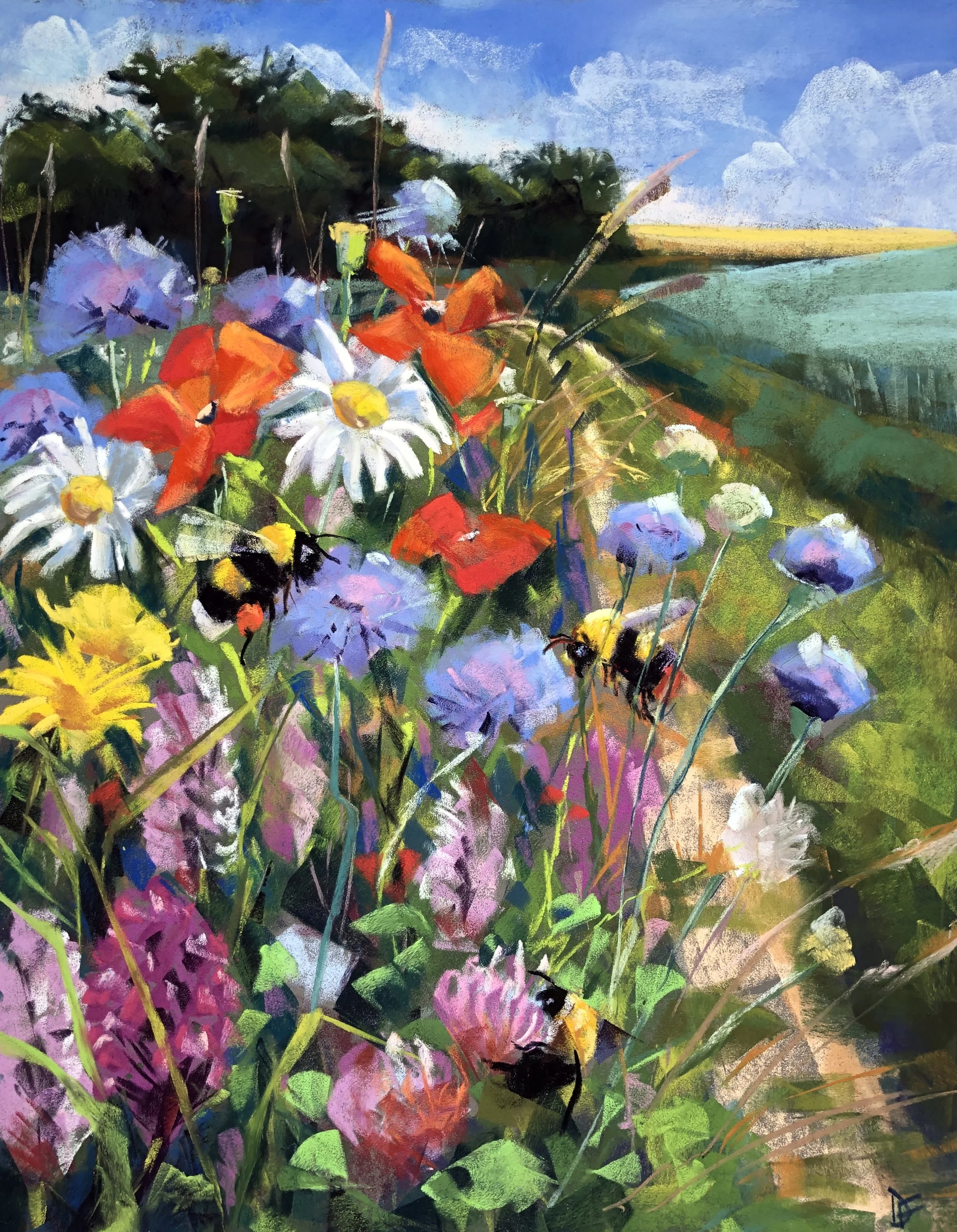 GARDEN AND WILDFLOWERS — David Flitcroft Art